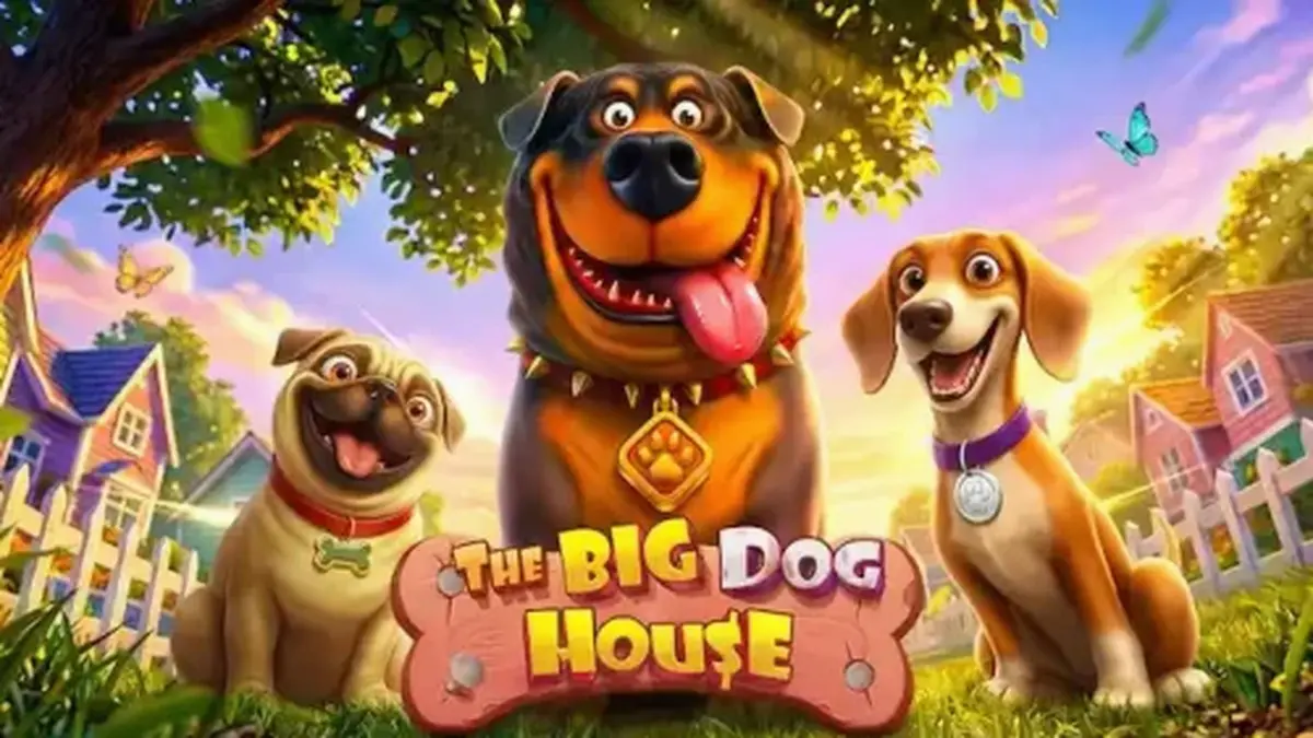 The Big Dog House slot machine interface